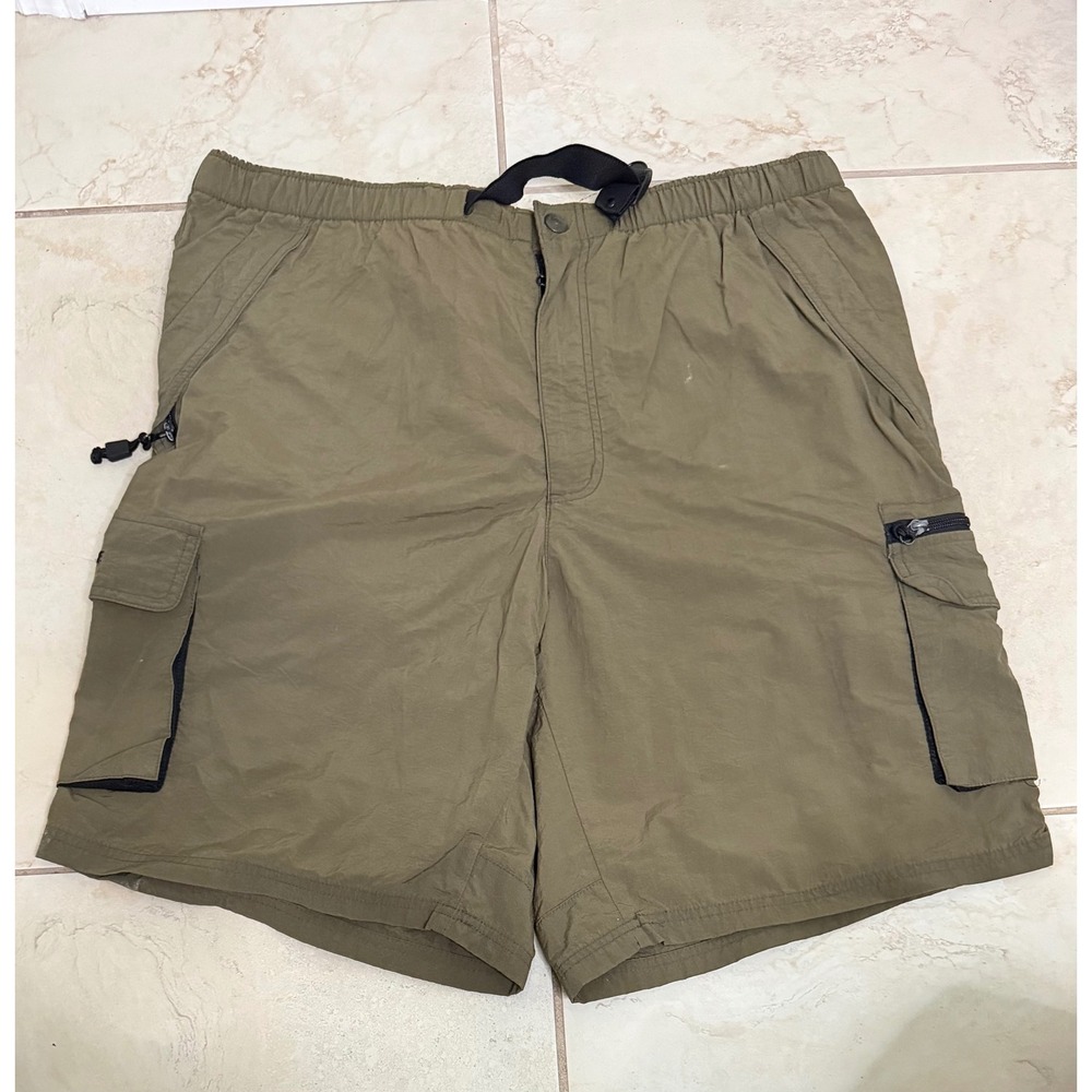 American Eagle Outfitters Olive Cargo Shorts with Utility Pockets